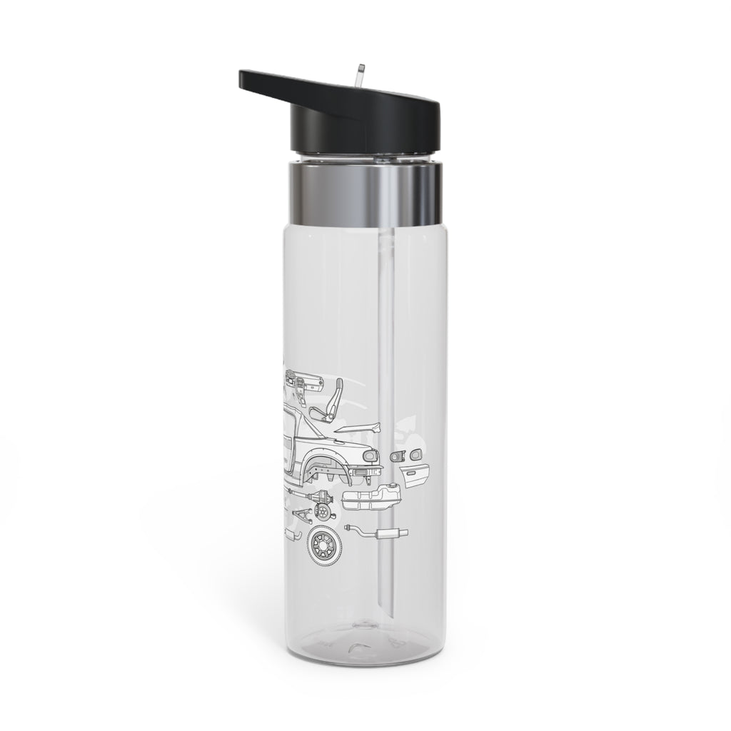EXPLODED MX-5 20z WATER BOTTLE