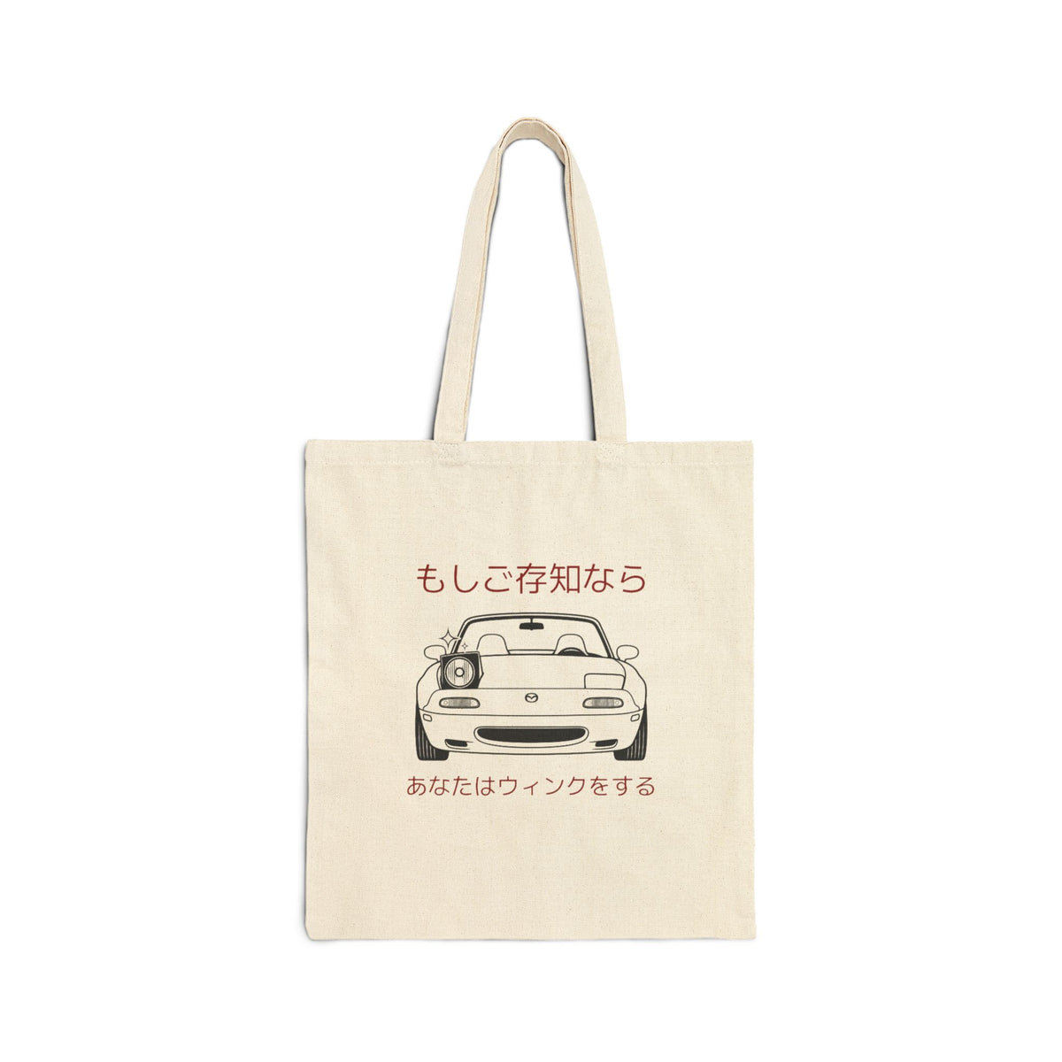 Winking Roadster Tote Bag