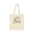 Winking Canvas Tote Bag