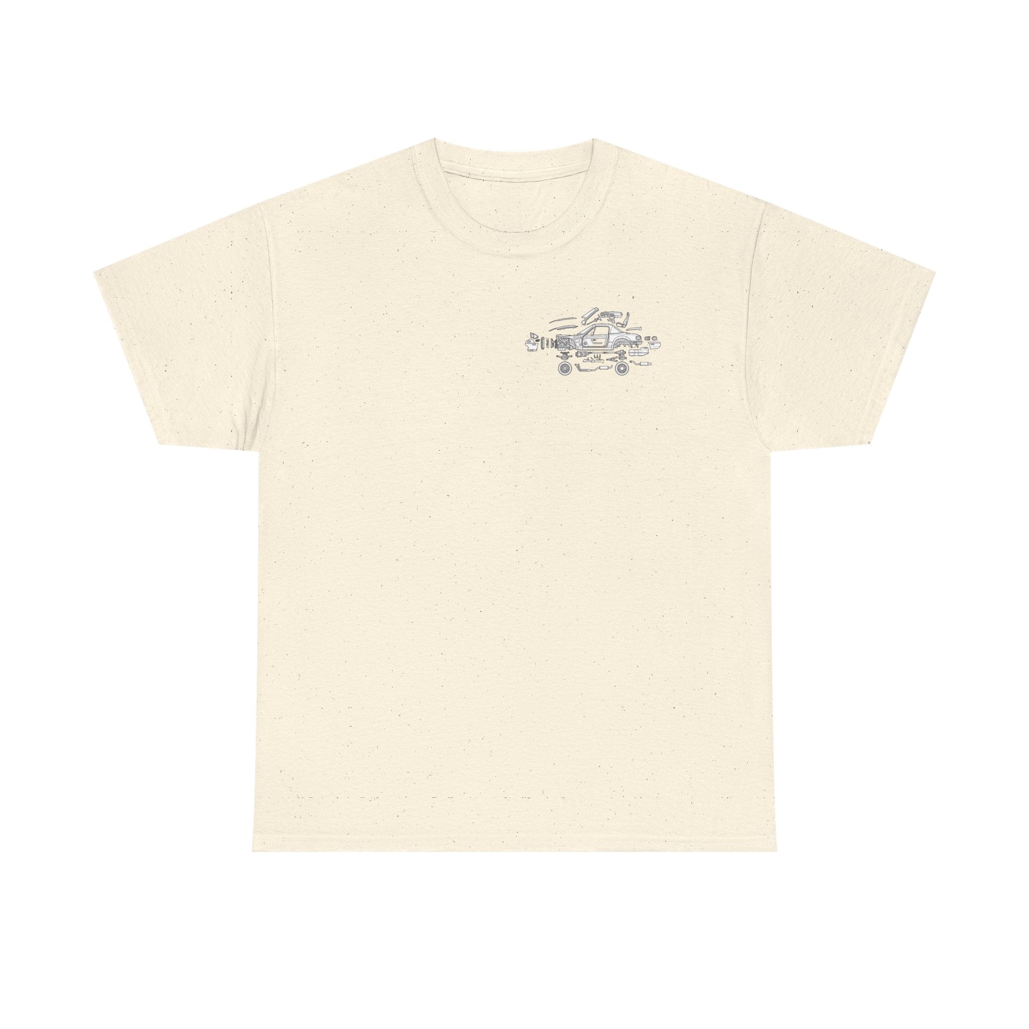 Mazda MX-5 Exploded Diagram T-Shirt